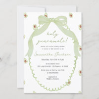 Holy Guacamole Avocado Neutral Bow Baby Shower