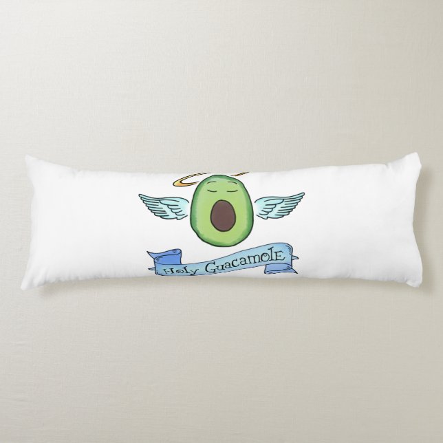 Holy Guacamole Body Pillow (Front)