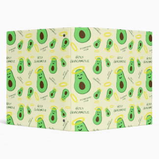 Holy Guacamole cute avocado Binder