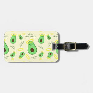 Holy Guacamole cute avocado Luggage Tag