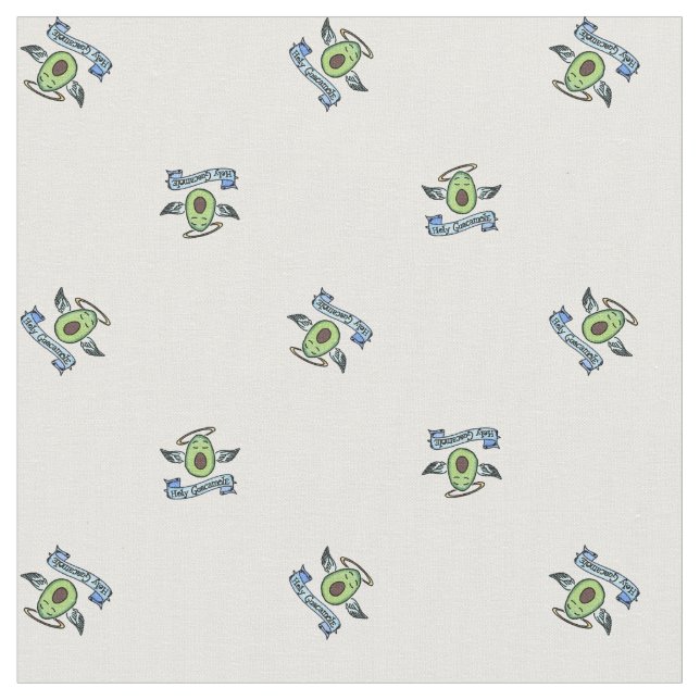 Holy Guacamole! Fabric (Close Up)