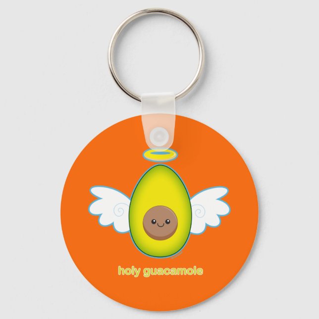 Holy Guacamole! Keychain (Front)