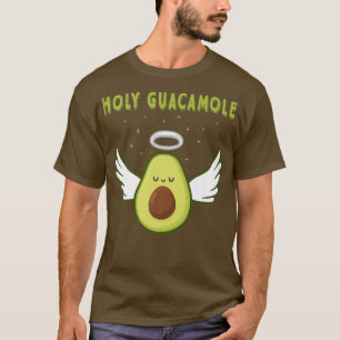 Holy Guacamole Lover World Vegan Vegetarian Avocad T-Shirt