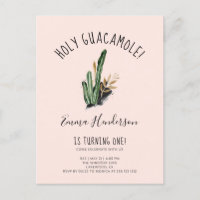 Holy Guacamole Mexican 1st Birthday Party