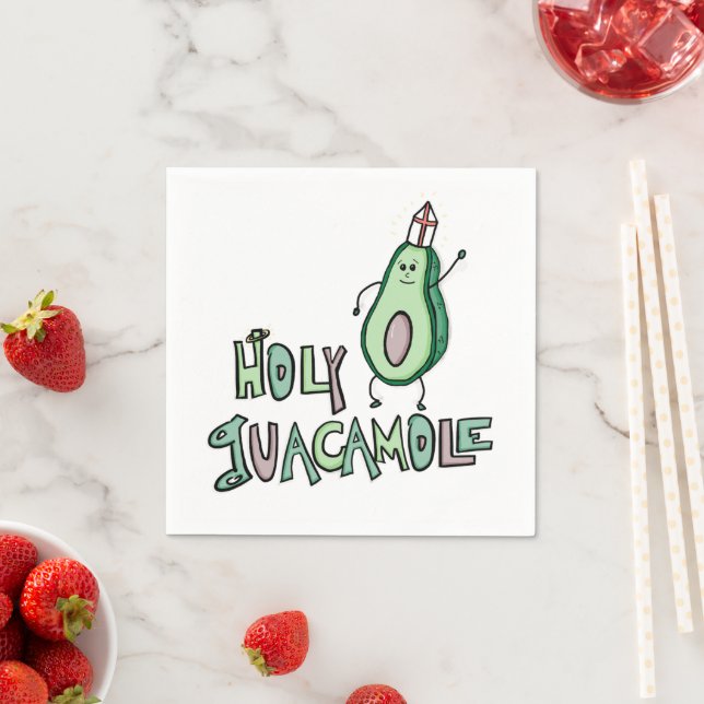 Holy Guacamole Napkin (Insitu)