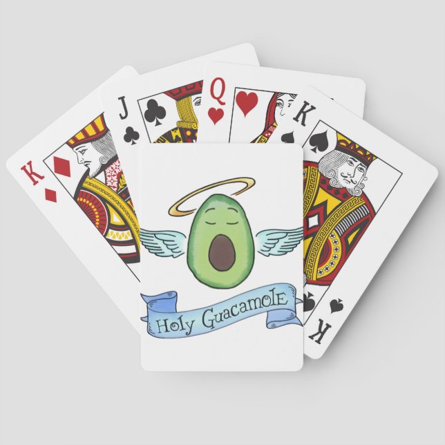 Holy Guacamole Playing Cards (Back)