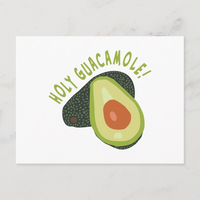 Holy Guacamole Postcard (Front)