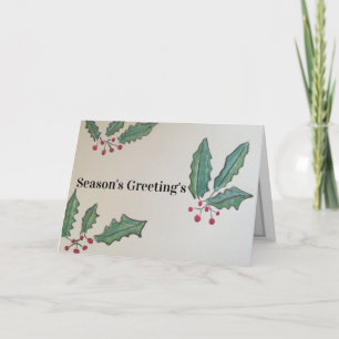 Holy & Ivy Seasons Greetings Card