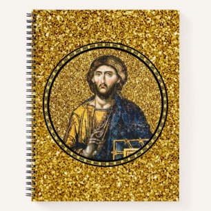 Holy  jesus Christ Orthodox Icon Notebook