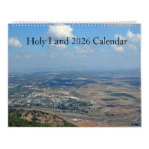 Holy Land 2026 Wall Calendar