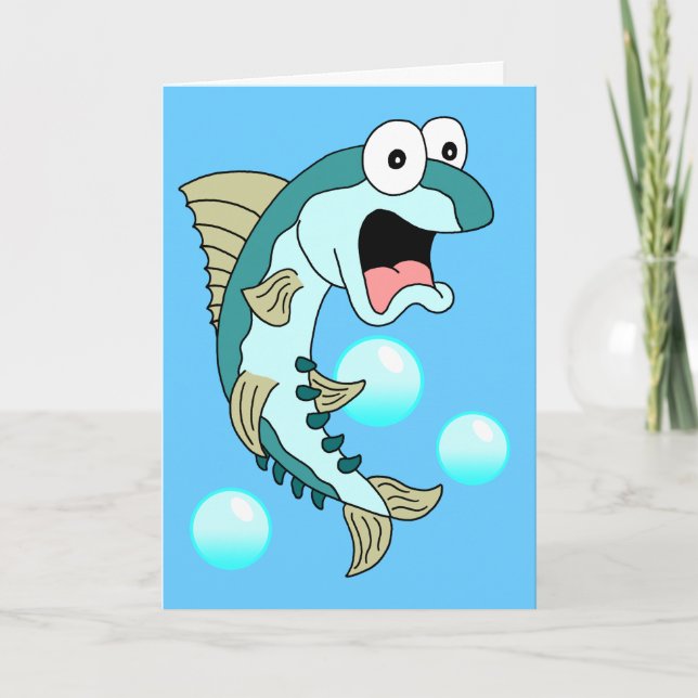 Holy Mackerel, You're 80! Funny 80th Birthday Card (Front)