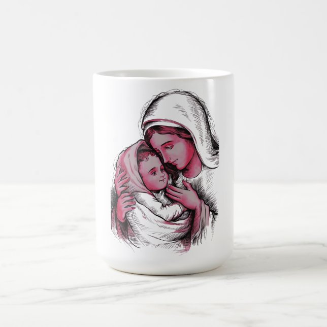 Holy Mary - Our Lady Coffee Mug (Center)