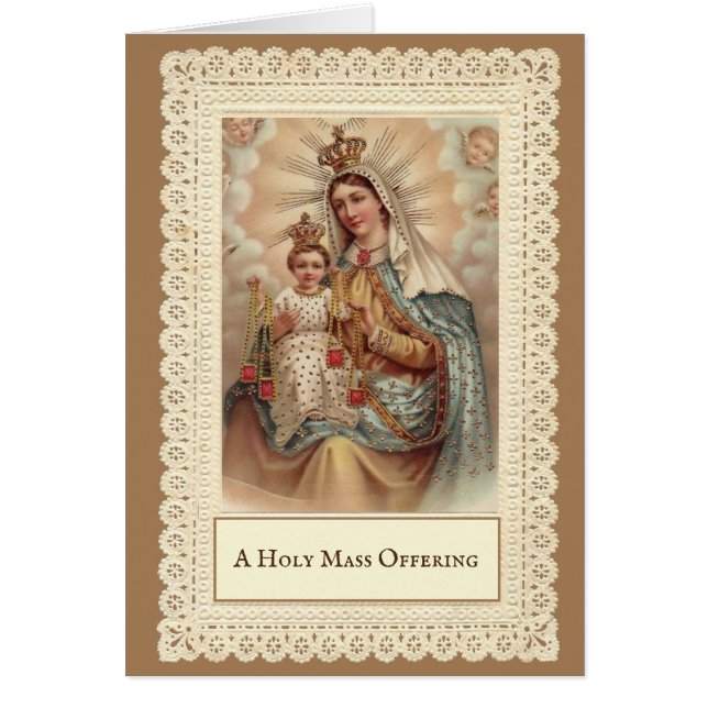 Holy Mass Offering Mount Carmel Child Jesus (Front)