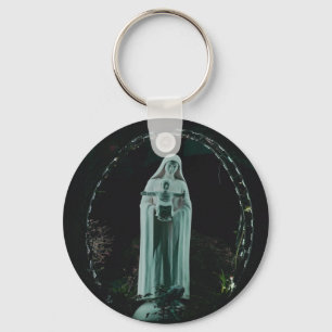 Holy Mother Mary and Baby Jesus Christian Keychain