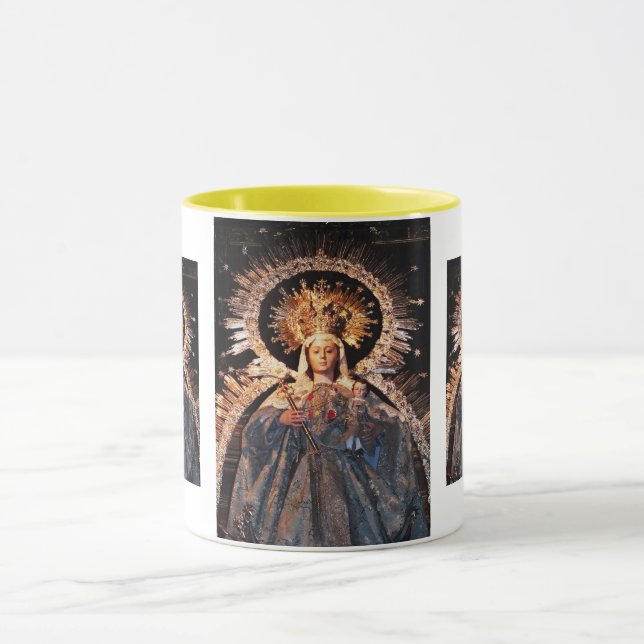 Holy Mother Mary and baby Jesus Mug (Center)