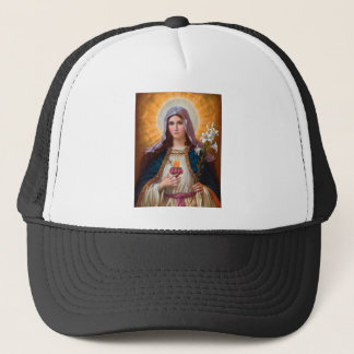 Holy mother Mary Immaculate Heart,Catholic faith Trucker Hat