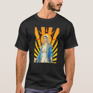 Holy Mother Mary Mother of Jesus Vintage Catholic  T-Shirt