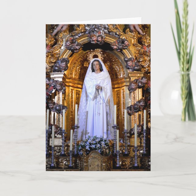 Holy Mother Mary, Salamanca Holiday Card (Front)
