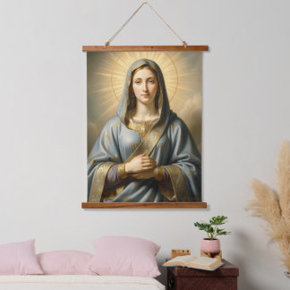 Holy Mother of God - Divine Love & Protection´1 Hanging Tapestry