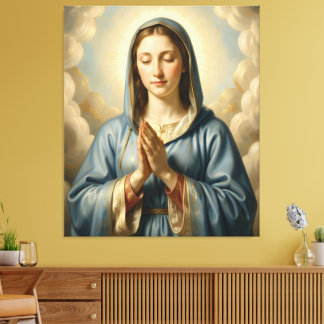 Holy Mother of God - Divine Love & Protection Canvas Print