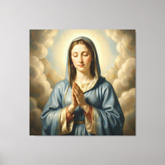 Holy Mother of God - Divine Love & Protection Canvas Print