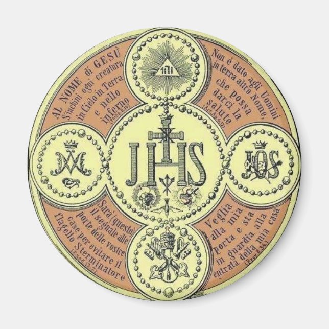 Holy Name Emblem Magnet (Front)