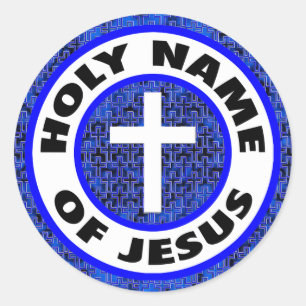 Holy Name of Jesus Classic Round Sticker