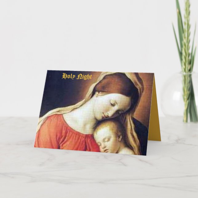 Holy Night Christmas Card (Front)