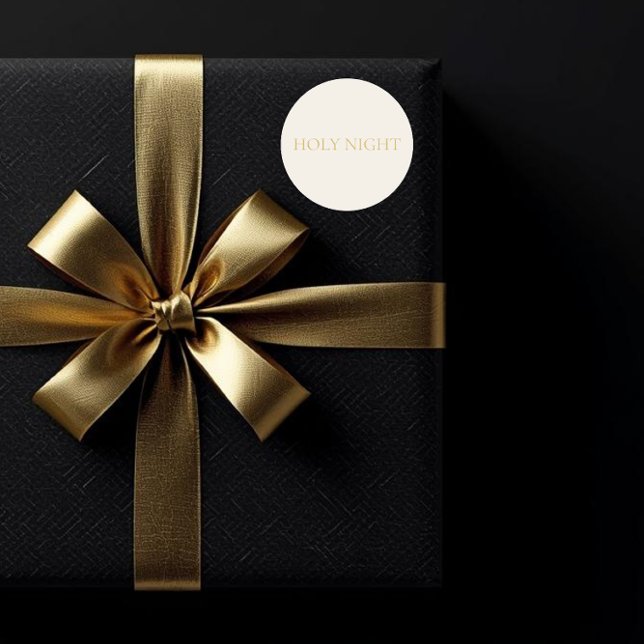 HOLY NIGHT Cream Christmas Sticker #2 (Creator Uploaded)