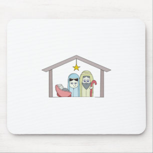 Holy Night Nativity Mouse Pad