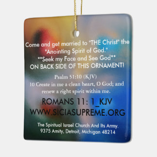 HOLY ORNAMENT - BLESSED AND APPROVED BY GOD