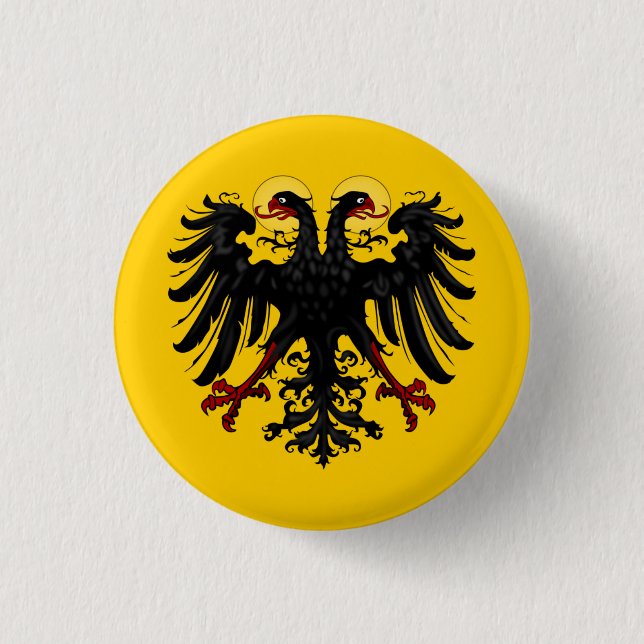Holy Roman 1 Inch Round Button (Front)