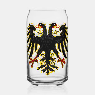 Holy Roman Empire Emblem Drinkware Set Can Glass