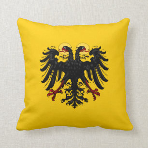 Holy Roman Empire Flag Throw Pillow