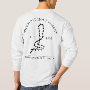 Holy Rosary Beads Catholic Cross T-Shirt