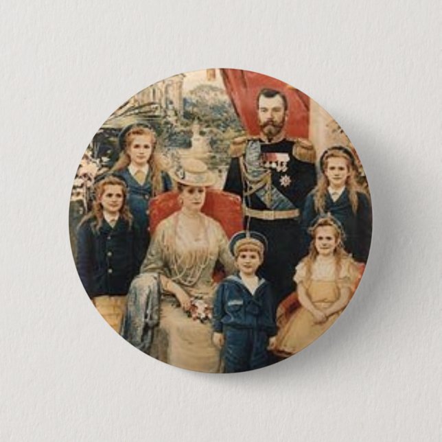 Holy Royal Martyrs 2 Inch Round Button (Front)