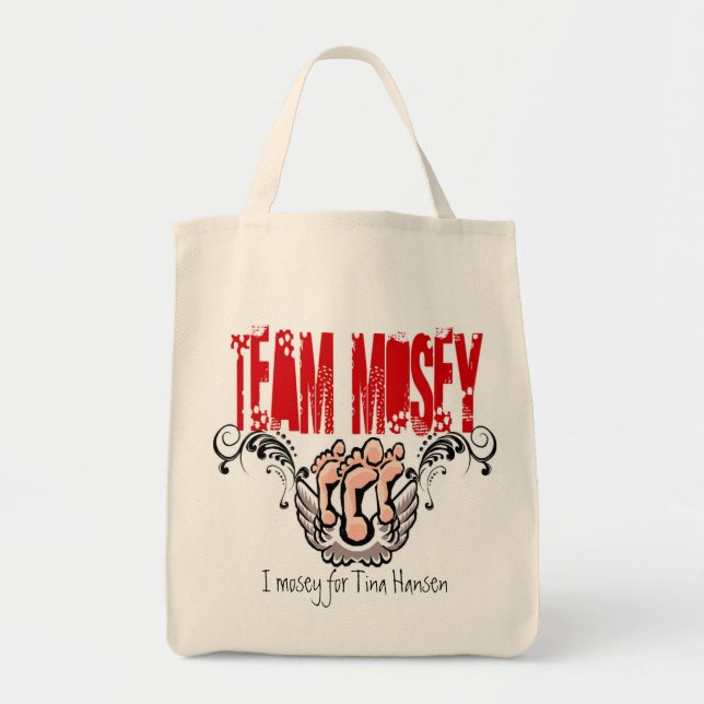 Holy Scrolly Grocery Tote Bag (Front)