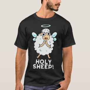 Holy Sheep Cute Animal Pun T-Shirt