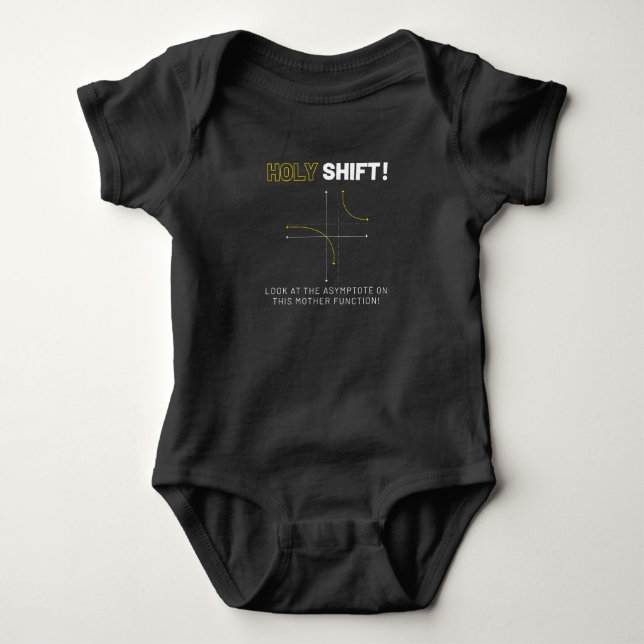 Holy Shift Math Physics Math Baby Bodysuit (Front)