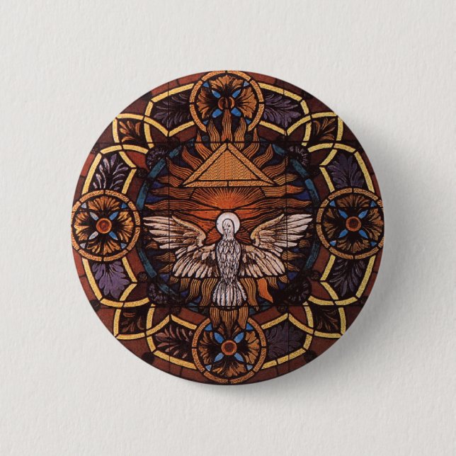 Holy Spirit 2 Inch Round Button (Front)