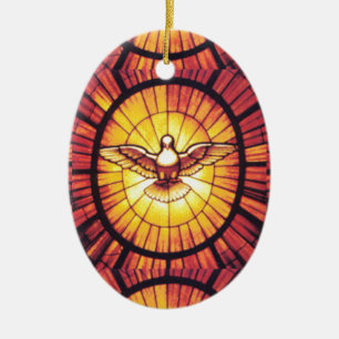 HOLY SPIRIT CERAMIC ORNAMENT
