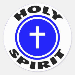 Holy Spirit Classic Round Sticker