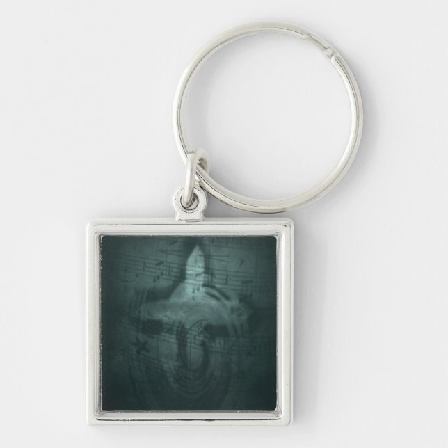 Holy Spirit Cross Keychain (Front)
