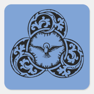 Holy Spirit Dove Christian symbol Square Sticker