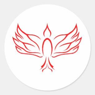 Holy Spirit Dove Classic Round Sticker
