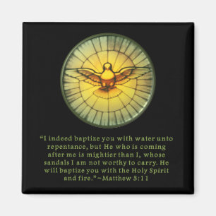 Holy Spirit Fire Magnet