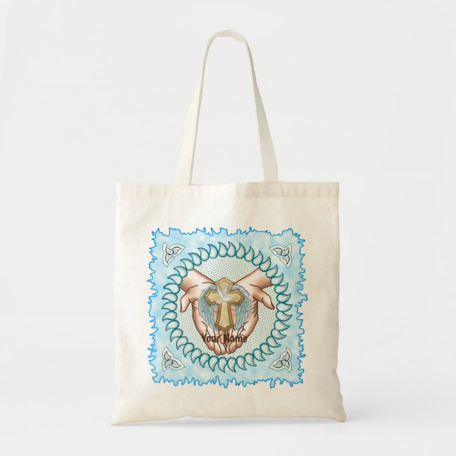 Holy Spirit Hands  Tote Bag (Front)