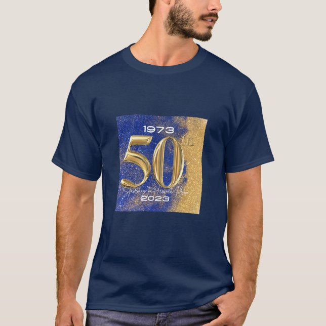 Holy Spirit High School 50th Reunion Tee Shirt (Front)