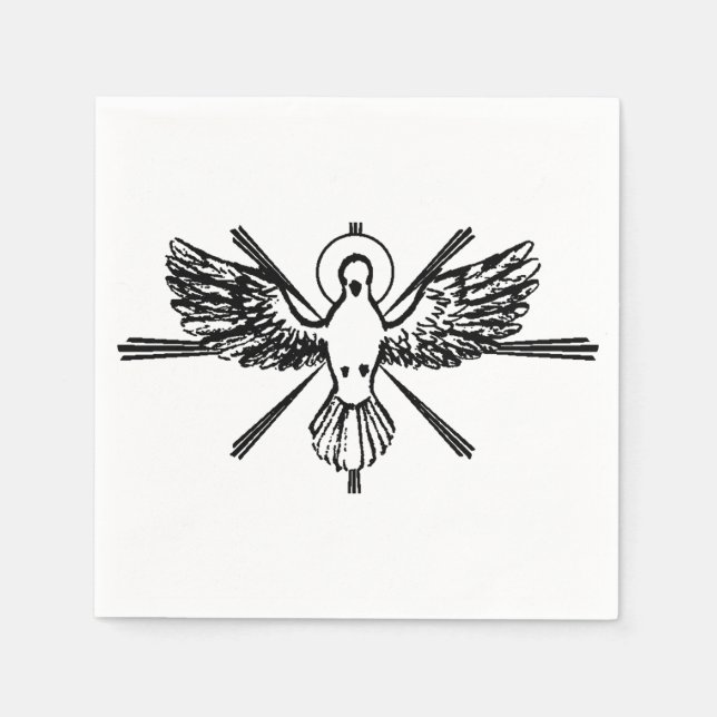 Holy Spirit in form of dove Napkin (Front)