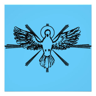 Holy Spirit in form of dove Photo Print